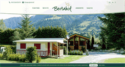 Desktop Screenshot of camping-bertahof.at