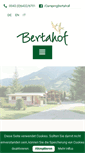 Mobile Screenshot of camping-bertahof.at